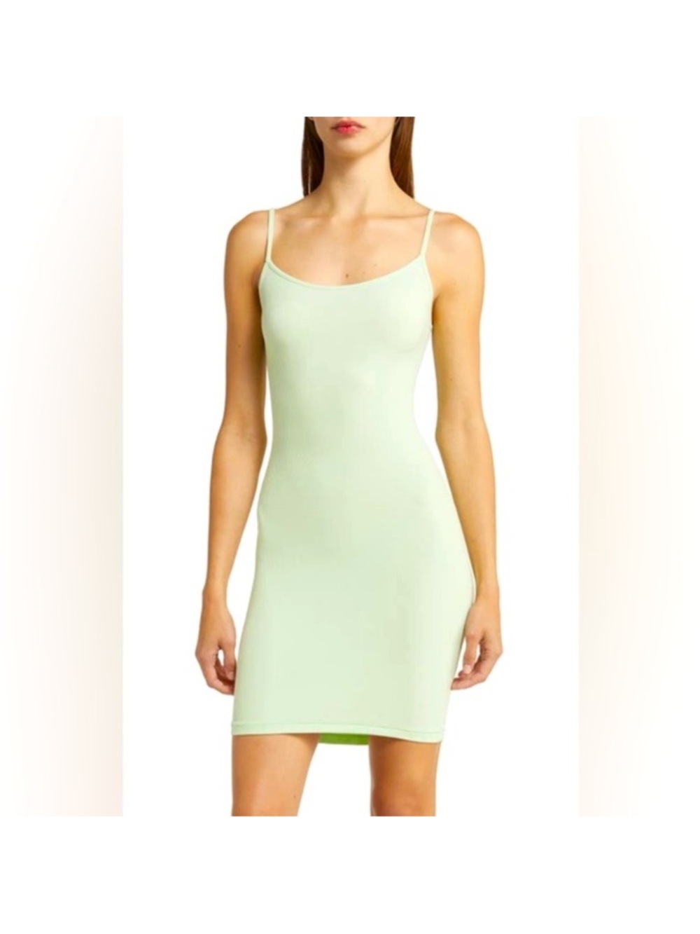 Skims Light Mint Green Slip Dress